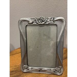 Towle Picture Frame Silversmiths Signature Collection Silver Roses Ribbon 5x7